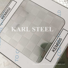 201 Stainless Steel Silver Color Embossed Kem005 Sheet